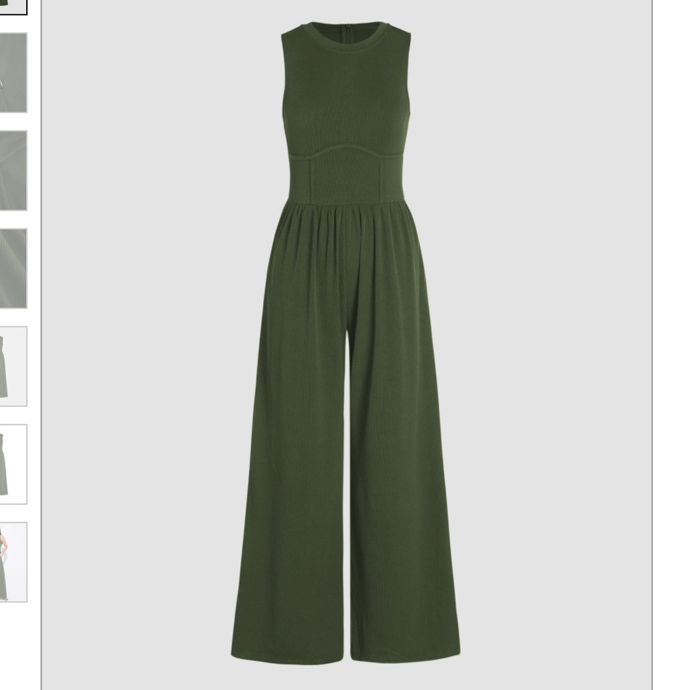 CIDER Green Jumpsuit